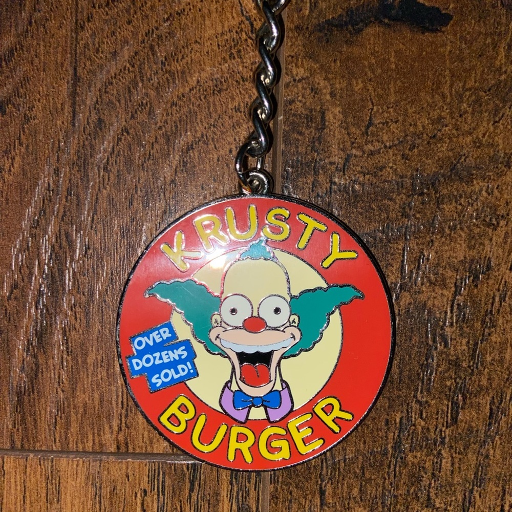 Krusty Burger Keychain - Picture 4 of 10